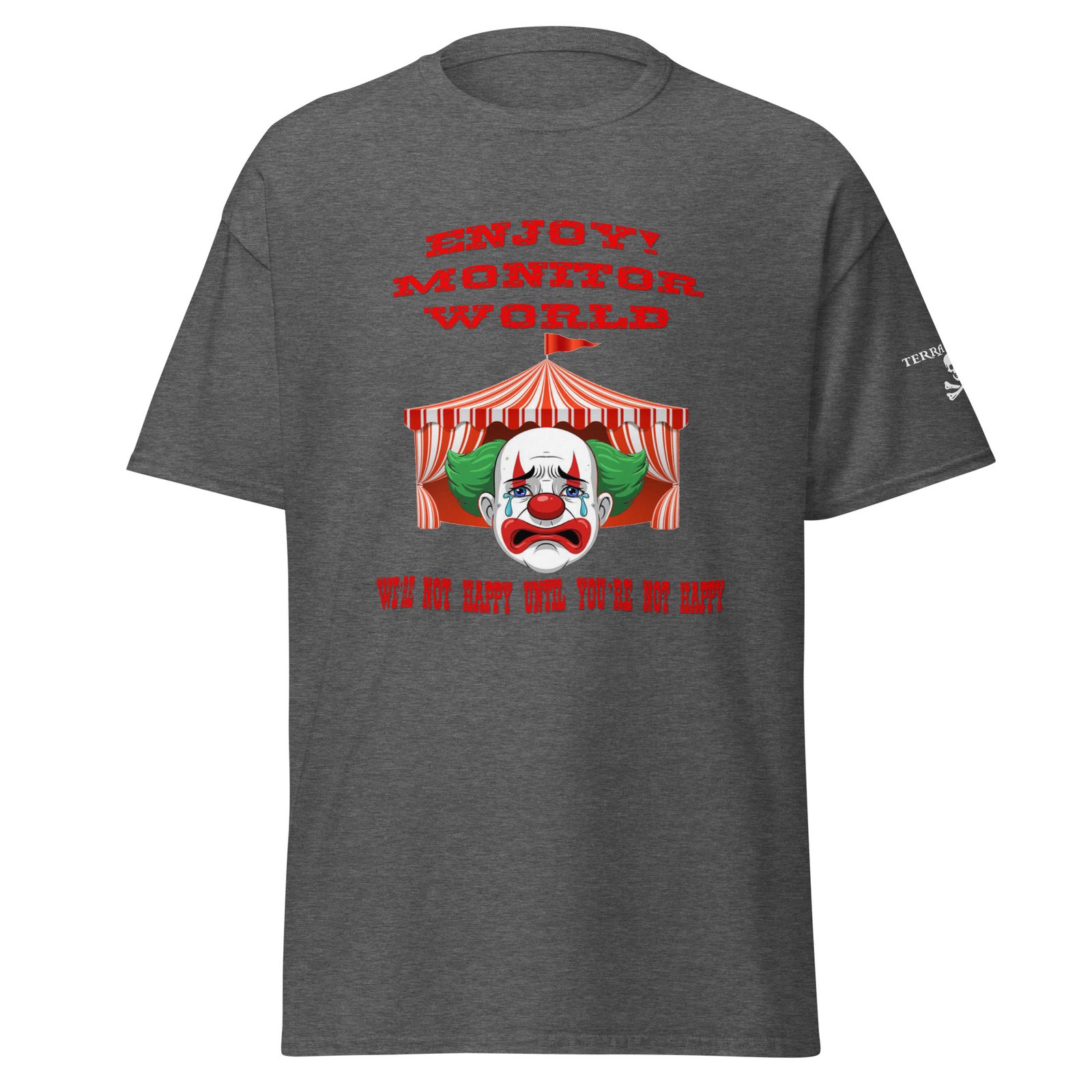 Enjoy Monitor World T-shirt - Image 3
